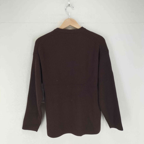 オーラリー AURALEE SUPER FINE WOOL RIB KNIT BIG P/O メンズ  3